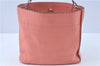 Authentic FENDI Selleria Shoulder Hand Bag Purse Leather Pink J7228