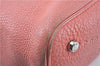 Authentic FENDI Selleria Shoulder Hand Bag Purse Leather Pink J7228