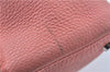 Authentic FENDI Selleria Shoulder Hand Bag Purse Leather Pink J7228