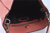 Authentic FENDI Selleria Shoulder Hand Bag Purse Leather Pink J7228