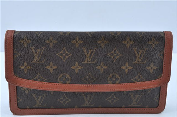 Auth Louis Vuitton Monogram Pochette Dame PM Clutch Hand Bag M51812 LV J7234