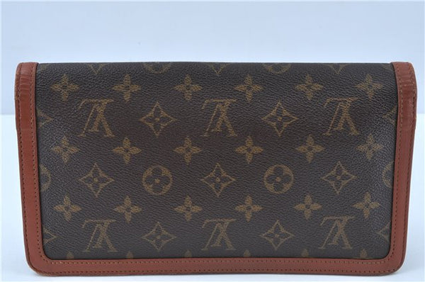 Auth Louis Vuitton Monogram Pochette Dame PM Clutch Hand Bag M51812 LV J7234