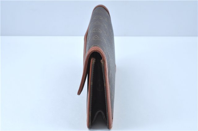 Auth Louis Vuitton Monogram Pochette Dame PM Clutch Hand Bag M51812 LV J7234