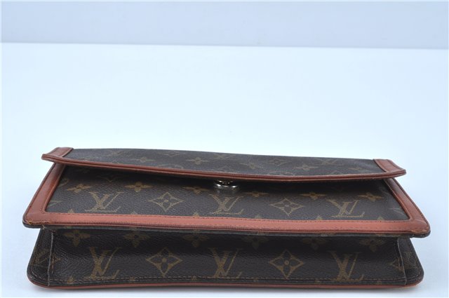 Auth Louis Vuitton Monogram Pochette Dame PM Clutch Hand Bag M51812 LV J7234