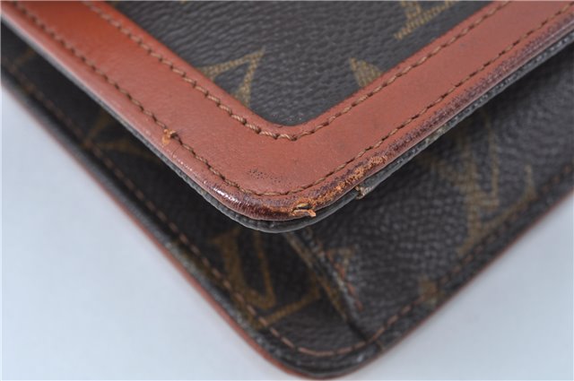 Auth Louis Vuitton Monogram Pochette Dame PM Clutch Hand Bag M51812 LV J7234