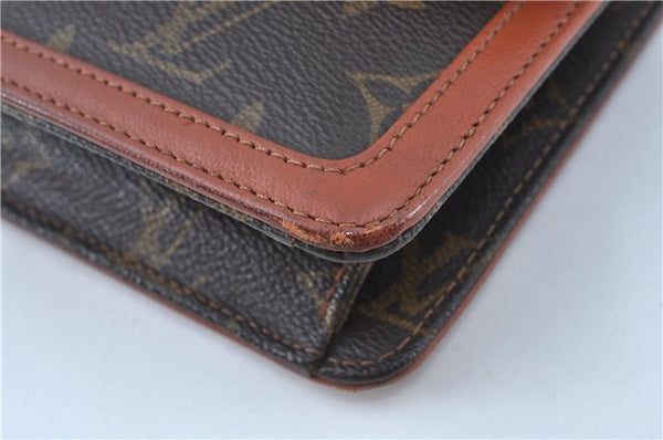 Auth Louis Vuitton Monogram Pochette Dame PM Clutch Hand Bag M51812 LV J7234