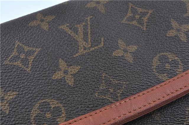 Auth Louis Vuitton Monogram Pochette Dame PM Clutch Hand Bag M51812 LV J7234