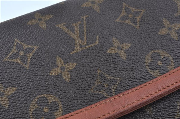 Auth Louis Vuitton Monogram Pochette Dame PM Clutch Hand Bag M51812 LV J7234