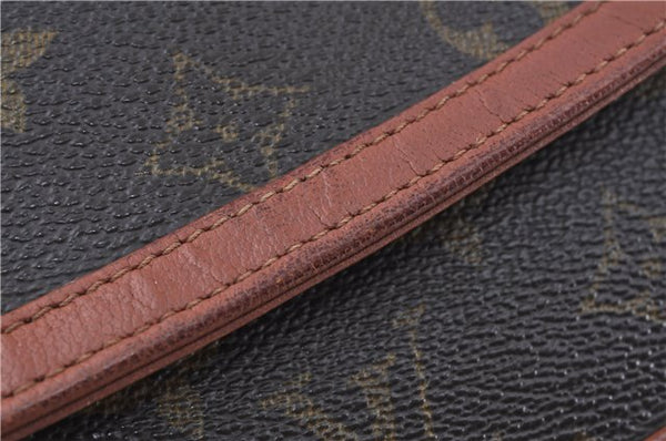 Auth Louis Vuitton Monogram Pochette Dame PM Clutch Hand Bag M51812 LV J7234