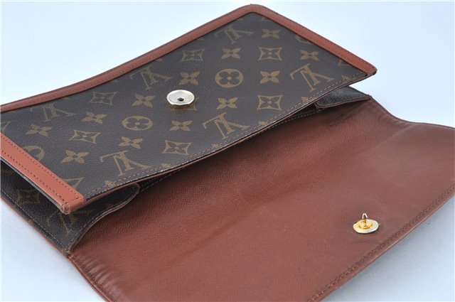 Auth Louis Vuitton Monogram Pochette Dame PM Clutch Hand Bag M51812 LV J7234