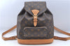Authentic Louis Vuitton Monogram Montsouris MM Backpack M51136 LV J7245