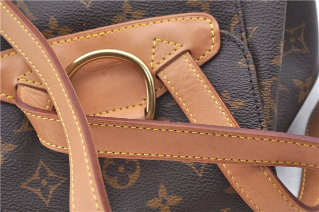 Authentic Louis Vuitton Monogram Montsouris MM Backpack M51136 LV J7245