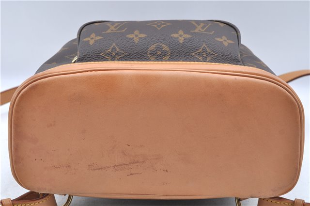 Authentic Louis Vuitton Monogram Montsouris MM Backpack M51136 LV J7245
