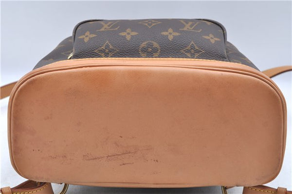 Authentic Louis Vuitton Monogram Montsouris MM Backpack M51136 LV J7245