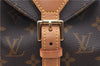 Authentic Louis Vuitton Monogram Montsouris MM Backpack M51136 LV J7245