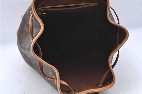 Authentic Louis Vuitton Monogram Montsouris MM Backpack M51136 LV J7245