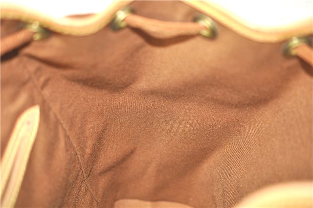 Authentic Louis Vuitton Monogram Montsouris MM Backpack M51136 LV J7245