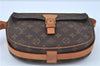 Authentic Louis Vuitton Monogram Jeune Fille MM M51226 Shoulder Cross Bag J7257