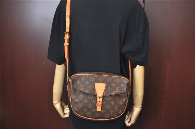 Authentic Louis Vuitton Monogram Jeune Fille MM M51226 Shoulder Cross Bag J7257