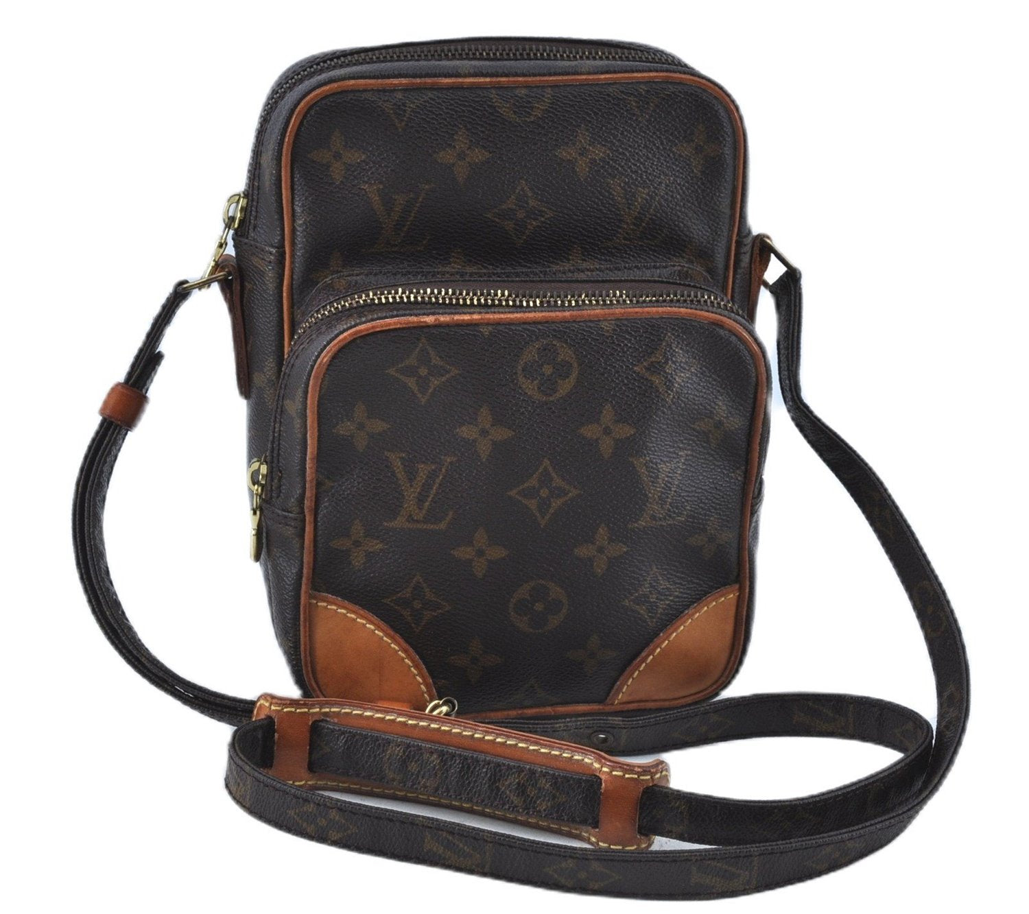Authentic Louis Vuitton Monogram Amazone Shoulder Cross Body Bag M45236 LV J7260