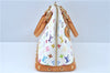 Auth Louis Vuitton Monogram Multicolor Alma PM Hand Bag White M92647 LV J7306