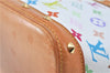 Auth Louis Vuitton Monogram Multicolor Alma PM Hand Bag White M92647 LV J7306