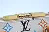 Auth Louis Vuitton Monogram Multicolor Alma PM Hand Bag White M92647 LV J7306