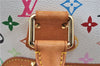 Auth Louis Vuitton Monogram Multicolor Alma PM Hand Bag White M92647 LV J7306