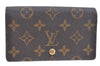 Auth Louis Vuitton Monogram Porte Monnaie Billets Tresor Wallet M61730 LV J7320