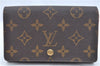 Auth Louis Vuitton Monogram Porte Monnaie Billets Tresor Wallet M61730 LV J7320