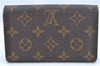 Auth Louis Vuitton Monogram Porte Monnaie Billets Tresor Wallet M61730 LV J7320