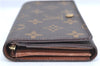 Auth Louis Vuitton Monogram Porte Monnaie Billets Tresor Wallet M61730 LV J7320