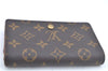 Auth Louis Vuitton Monogram Porte Monnaie Billets Tresor Wallet M61730 LV J7320