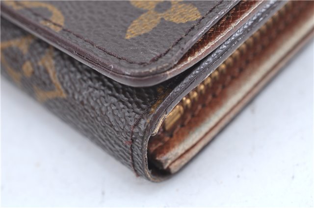 Auth Louis Vuitton Monogram Porte Monnaie Billets Tresor Wallet M61730 LV J7320