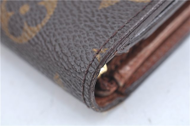 Auth Louis Vuitton Monogram Porte Monnaie Billets Tresor Wallet M61730 LV J7320