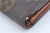 Auth Louis Vuitton Monogram Porte Monnaie Billets Tresor Wallet M61730 LV J7320