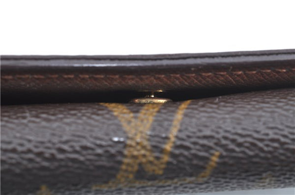 Auth Louis Vuitton Monogram Porte Monnaie Billets Tresor Wallet M61730 LV J7320