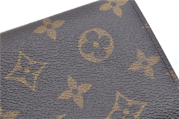 Auth Louis Vuitton Monogram Porte Monnaie Billets Tresor Wallet M61730 LV J7320