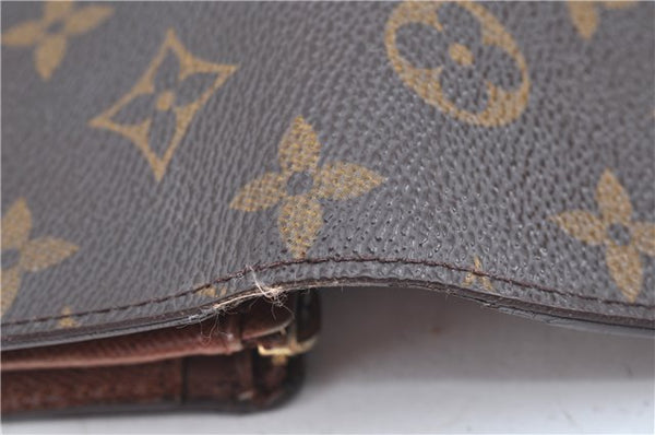 Auth Louis Vuitton Monogram Porte Monnaie Billets Tresor Wallet M61730 LV J7320