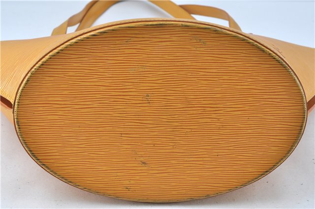 Auth Louis Vuitton Epi Saint Jacques Shopping Shoulder Bag M52269 Yellow J7325