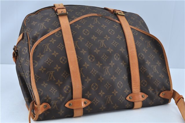 Authentic Louis Vuitton Monogram Saumur 43 Shoulder Cross Bag M42252 LV J7362