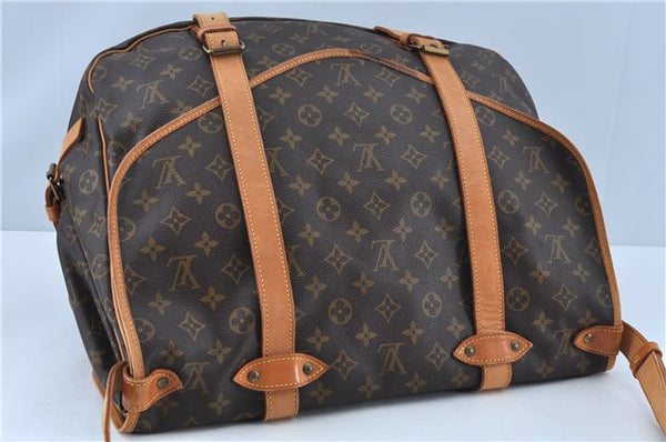 Authentic Louis Vuitton Monogram Saumur 43 Shoulder Cross Bag M42252 LV J7362