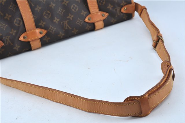 Authentic Louis Vuitton Monogram Saumur 43 Shoulder Cross Bag M42252 LV J7362