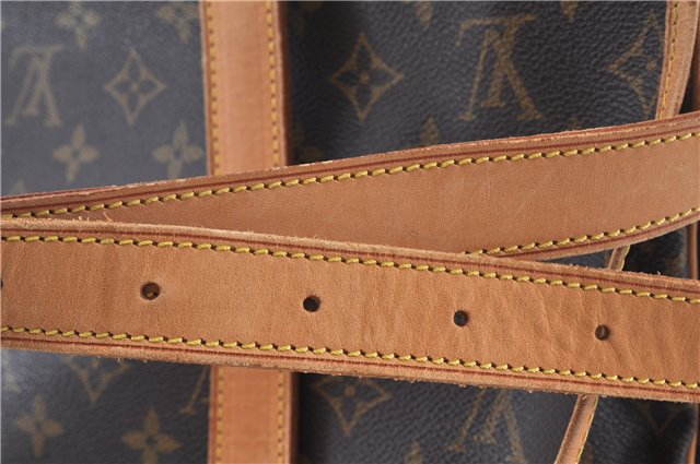 Authentic Louis Vuitton Monogram Saumur 43 Shoulder Cross Bag M42252 LV J7362