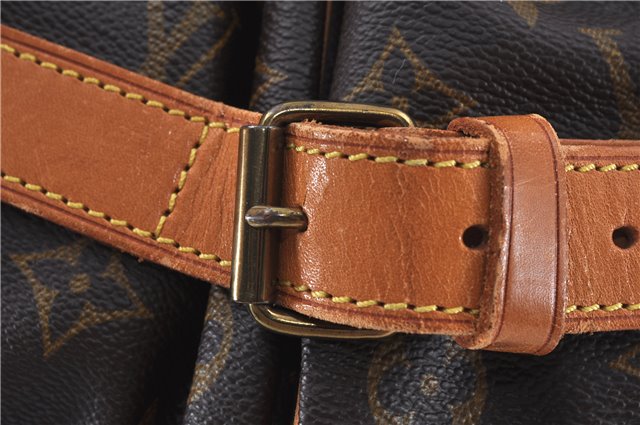 Authentic Louis Vuitton Monogram Saumur 43 Shoulder Cross Bag M42252 LV J7362