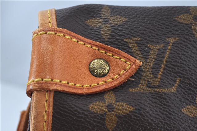 Authentic Louis Vuitton Monogram Saumur 43 Shoulder Cross Bag M42252 LV J7362