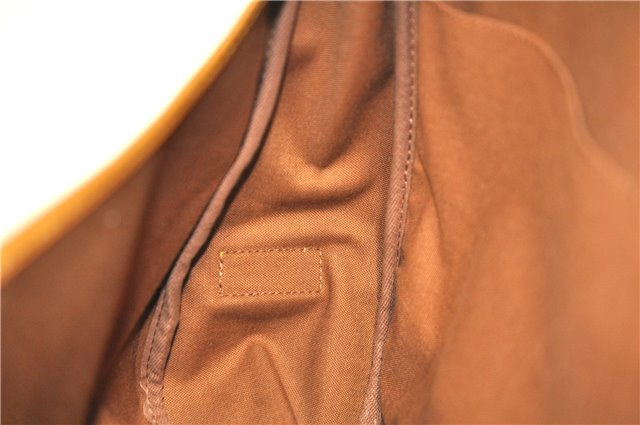 Authentic Louis Vuitton Monogram Saumur 43 Shoulder Cross Bag M42252 LV J7362