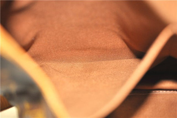 Authentic Louis Vuitton Monogram Saumur 43 Shoulder Cross Bag M42252 LV J7362