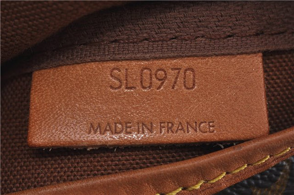 Authentic Louis Vuitton Monogram Saumur 43 Shoulder Cross Bag M42252 LV J7362