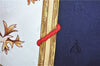 Authentic HERMES Carre 90 Scarf "Herbier de Gavarnie" Silk Navy Blue Box J7398